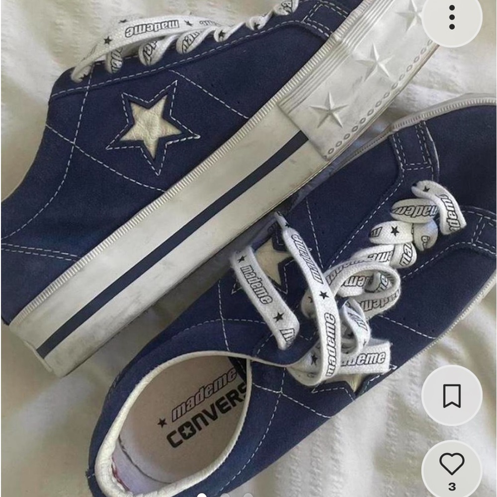 insane mademe x converse platforms!